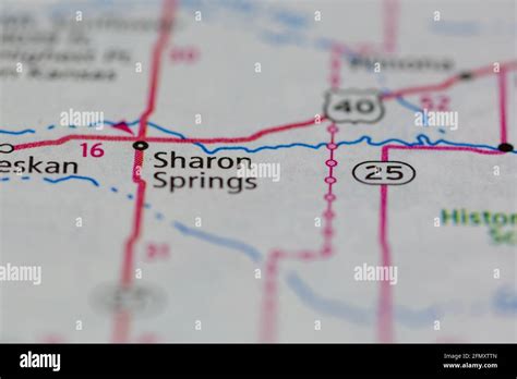 Sharon springs kansas map hi-res stock photography and images - Alamy