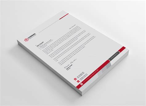 Letterhead Templates 000579 - Template Catalog