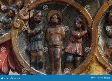 Scourging at the Pillar stock image. Image of antique - 85342599