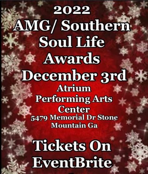 AMG / Southern Soul Life Awards - The Atrium