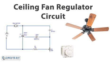 Ceiling Fan Regulator Circuit using Z0607 & DB3C312