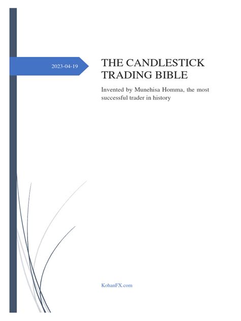 The Candlestick Trading Bible | PDF | Market Trend | Technical Analysis