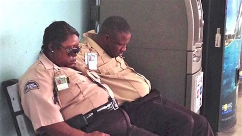 Security Guards Caught Sleeping on The Job While on Duty | Unions for ...