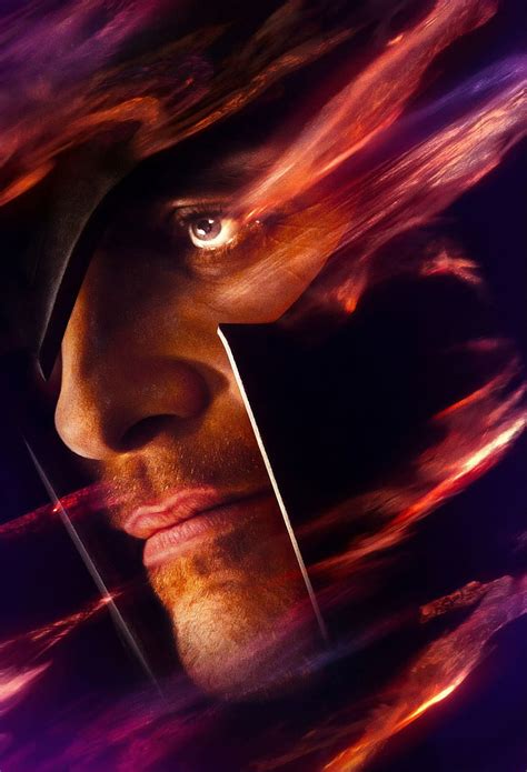 Michael Fassbender as Magneto X-Men Dark Phoenix Poster, HD phone wallpaper | Peakpx