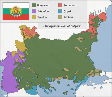 Ethnographic Map of Greater Bulgaria : imaginarymaps