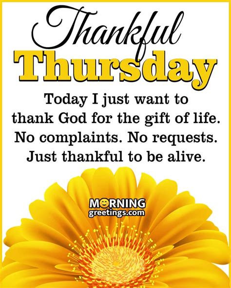 Good Morning Thankful Thursday