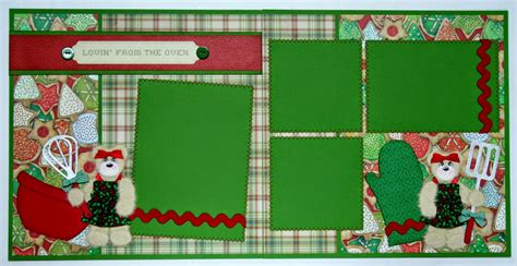 Scrapbooking for Others: Christmas Baking Scrapbook Double Page Layout ...