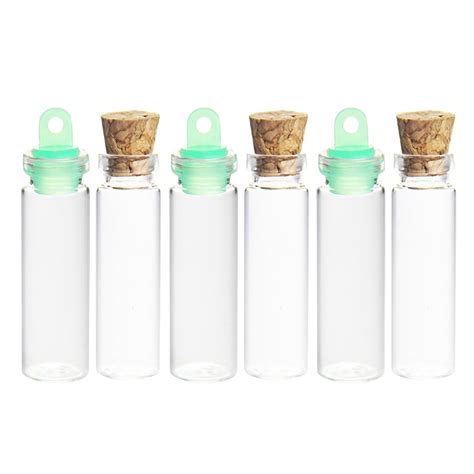 40pcs Small Mini Glass Jars Wish Bottles DIY Hanging Decorative Jars for Wedding Party Home ...