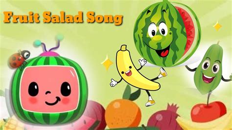 Fruit Salad Song for kids with Cocomelon | Watermelon Song | @bootv3241 ...