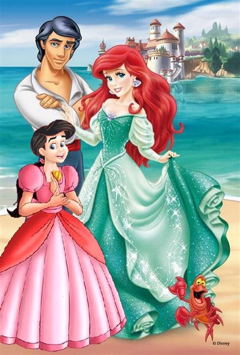 The Little Mermaid 2: Return to the Sea - Ariel and her Family | Disney princess art, Disney ...