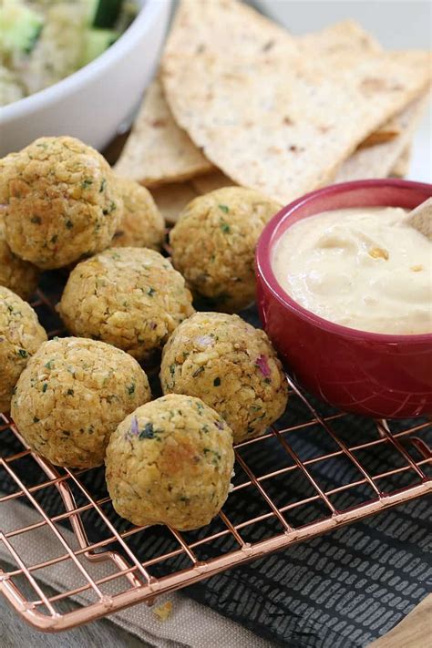 Healthy Oven Baked Falafel Balls - Bake Play Smile