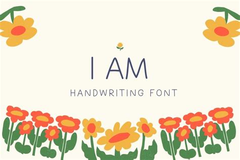 I Am Font Free Download - FreeFontDL