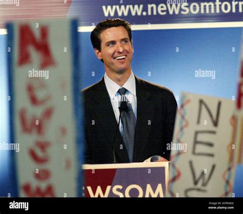 Gavin newsom smiles hi-res stock photography and images - Alamy