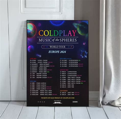 Coldplay Tour 2024 Poster sold by Hairstyle Collen | SKU 146589313 | 55 ...