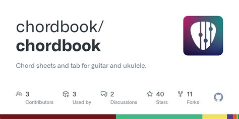 GitHub - chordbook/chordbook: Chord sheets and tab for guitar and ukulele.