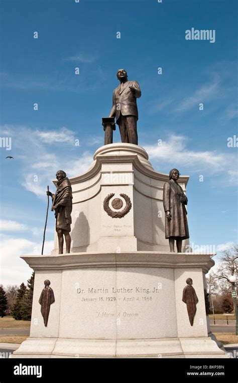 Statue martin luther denver hi-res stock photography and images - Alamy