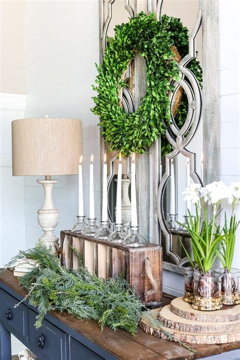 6 After-Christmas Winter Foyer Decorating Ideas