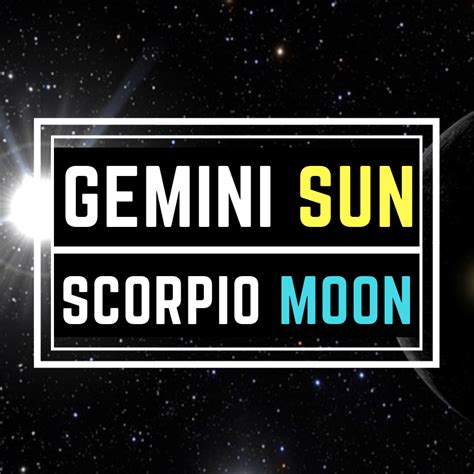 Gemini Sun – Scorpio Moon Personality | astroligion.com