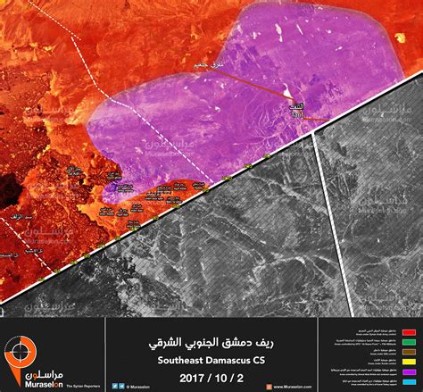 Yusha map of Jordanian border region (shows vulcano under SAA) : r/syrianconflict