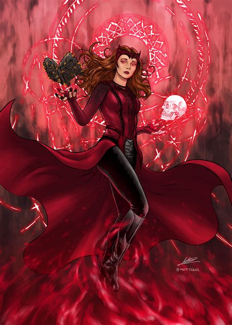 ArtStation - the scarlet witch