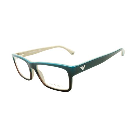 Emporio Armani Glasses // EA3050 // 53mm Blue Frame - Designer Optical - Touch of Modern