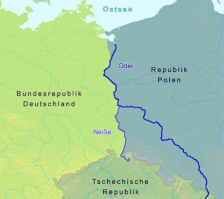 GERMAN–POLISH BORDER TREATY (1990) | Oder-Neisse line between Germany ...