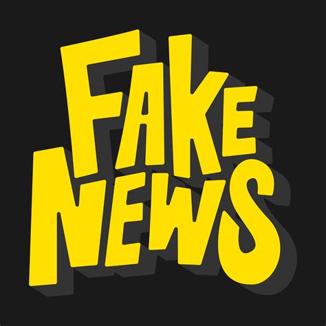 Fake news word typography illustration - Download Free Vectors, Clipart ...