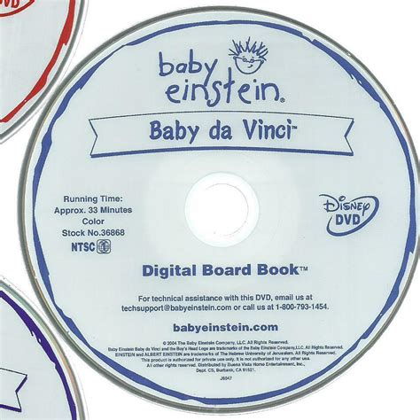 Baby Einstein: Baby da Vinci (DVD, 2004) U.S. Issue Disc Only 786936246568 | eBay