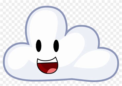 New Cloudy - Bfdi Cloudy - Free Transparent PNG Clipart Images Download