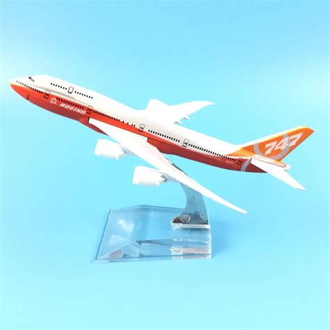 FREE SHIPPING 16CM BOEING 747 8 METAL ALLOY MODEL PLANE AIRCRAFT MODEL TOY AIRPLANE BIRTHDAY ...