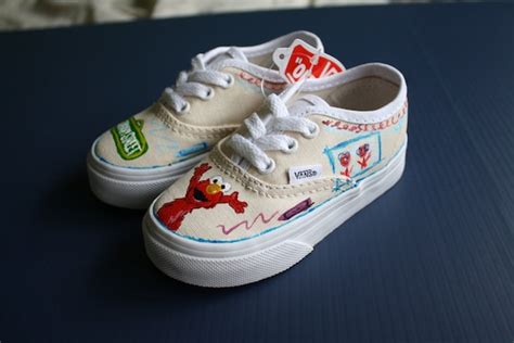 Elmo's World Toddler Vans by ThoseInFavor on Etsy