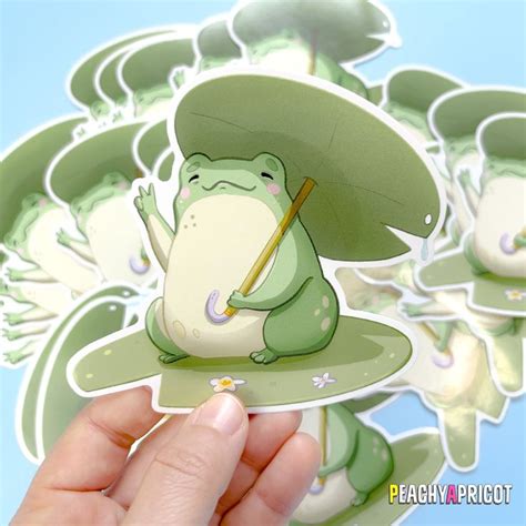 Frog Vinyl Sticker | Cute frogs, Cute stickers, Frog art