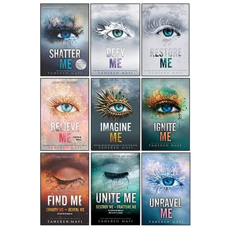 Colección de la serie Shatter Me, 9 libros de Tahereh Mafi (Úneme ...