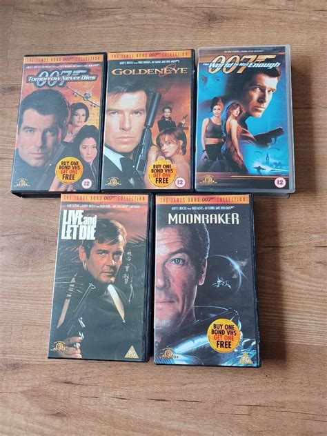 James Bond Vhs tapes joblot bundle metro goldwyn mayer | eBay