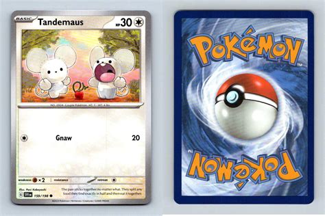 Tandemaus #159/198 Scarlet & Violet Common Pokemon 2023 TCG Card