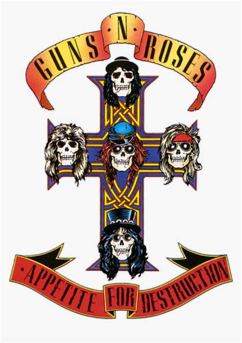 Axl Rose Tattoos - Guns N Roses Logo Png, Transparent Png - kindpng