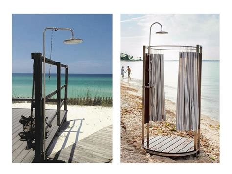 Outdoor shower curtains, do you need one? - Outdoor Shower Company