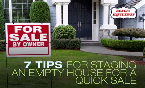 7 Tips for Staging an Empty House for a Quick Sale