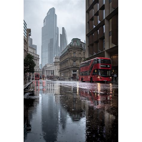 London Photography Print | Rainy City | Trevor Sherwin Photography