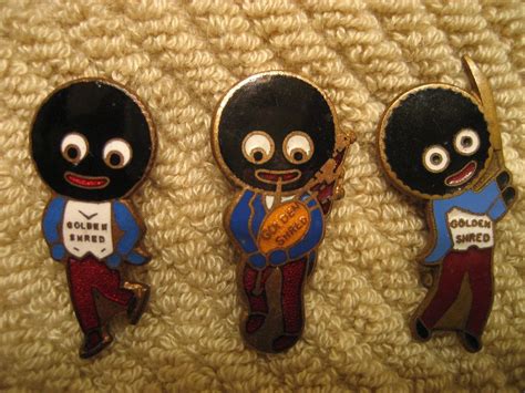 Three Wonderful Enamel Golliwog Badges from extraordinaryeyes on Ruby Lane