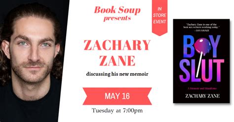 Zachary Zane discusses Boyslut: A Memoir and Manifesto | Book Soup