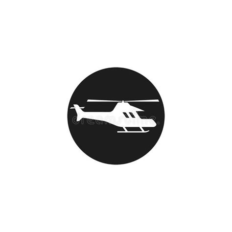 Helicopter Logo Vector Icon Illustration Stock Vector - Illustration of design, flight: 162269069