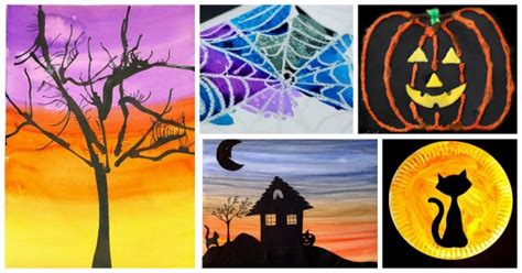 Halloween Art Projects, Crafts, and Painting Ideas for Kids - Rhythms of Play