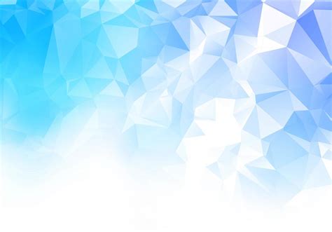 Blue, White Low Poly Triangle Shapes Background 1255597 Vector Art at ...