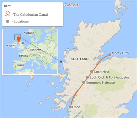 Caledonian Canal Map | Gadgets 2018