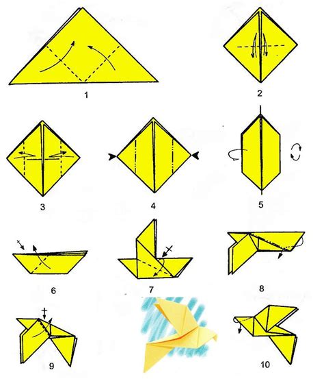 Origami Dove (single chart)