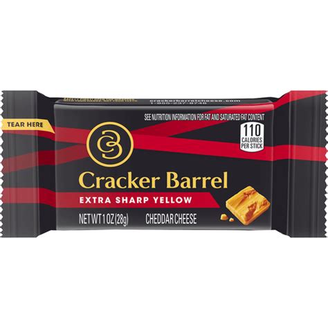 Cracker Barrel Cheese Sticks Natural Extra Sharp Cheddar Cheese | Shop | Carlie C's