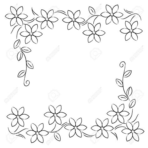 Paper Easy Simple Flower Design Border Drawing : See more ideas about ...