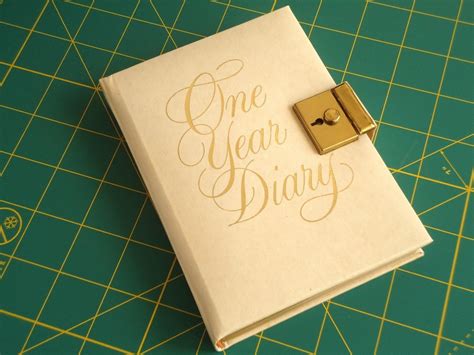 Vintage Diary with lock and key by elizabest on Etsy