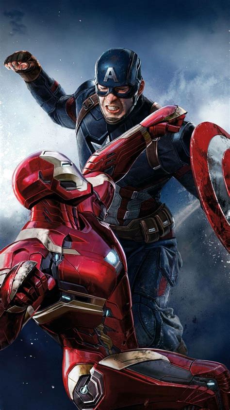 Marvel Captain America Vs Iron Man Wallpaper